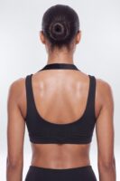 Top in Black 77% polyester