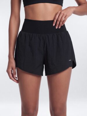 Black Contrast Shorts