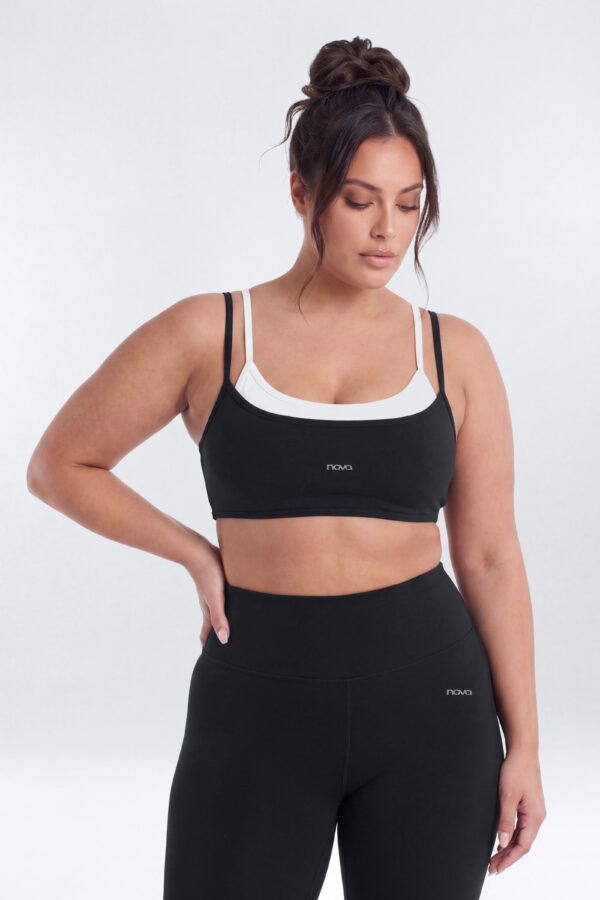Ladies Kit Black and White Top