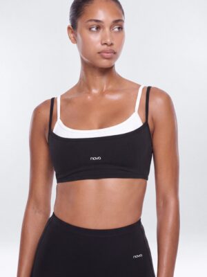 Ladies Kit Black and White Top
