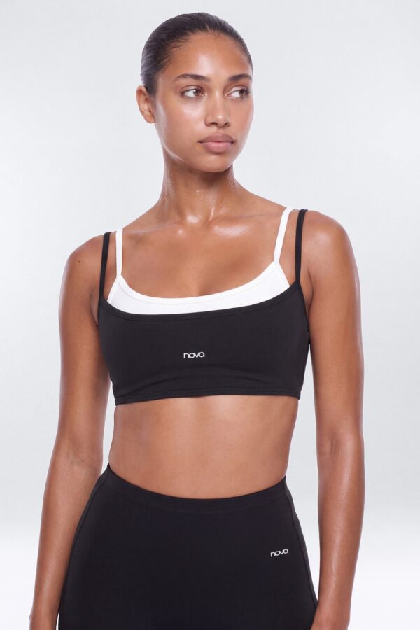 Ladies Kit Black and White Top