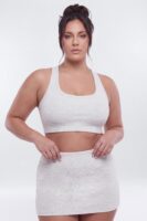 Top in Heather Grey 79% cotton