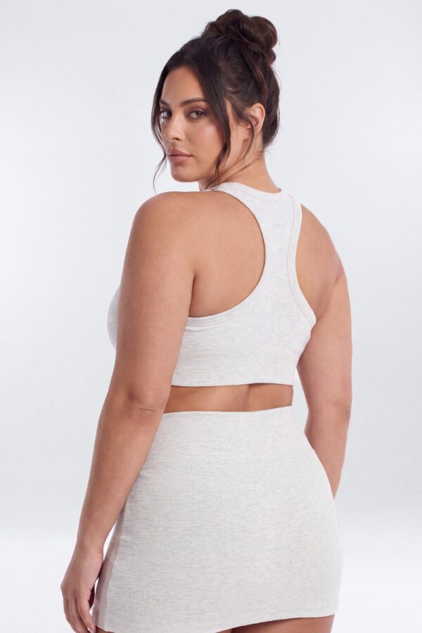 Top in Heather Grey 79% cotton
