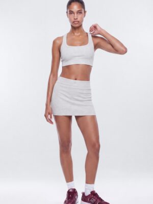 Top in Heather Grey 79% cotton