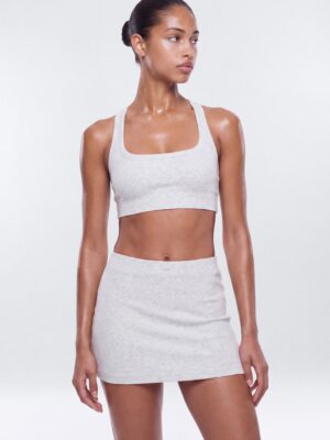 Top in Heather Grey 79% cotton