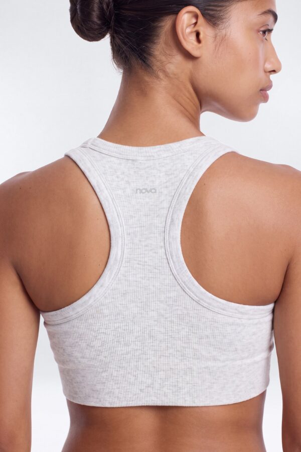 Top in Heather Grey 79% cotton