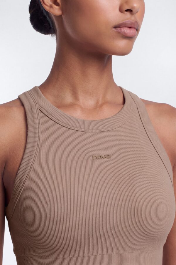 Cropped Top in Taupe