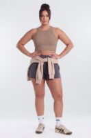 Cropped Top in Taupe
