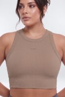 Cropped Top in Taupe