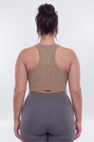 Cropped Top in Taupe