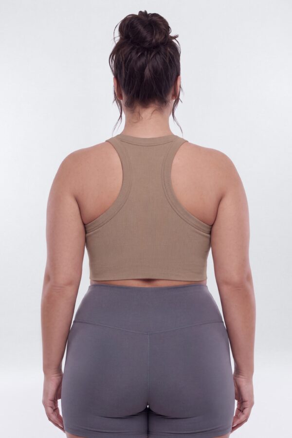 Cropped Top in Taupe