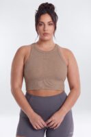 Cropped Top in Taupe