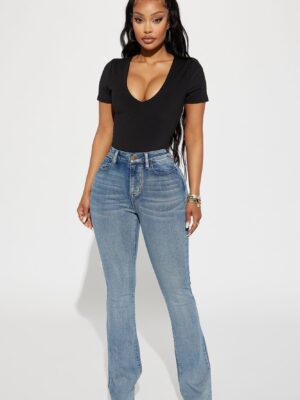 Gemma Sculpting Stretch Bootcut Jeans - Vintage Wash