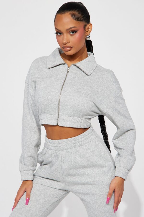 Ladies Kit Heather Grey Jacket