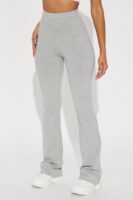 Pants in Heather Grey 90% cotton