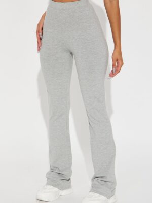 Pants in Heather Grey 90% cotton