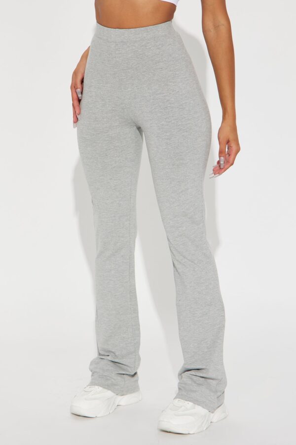 Pants in Heather Grey 90% cotton
