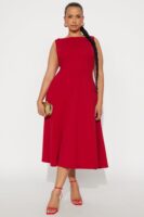 Dress with a pleated