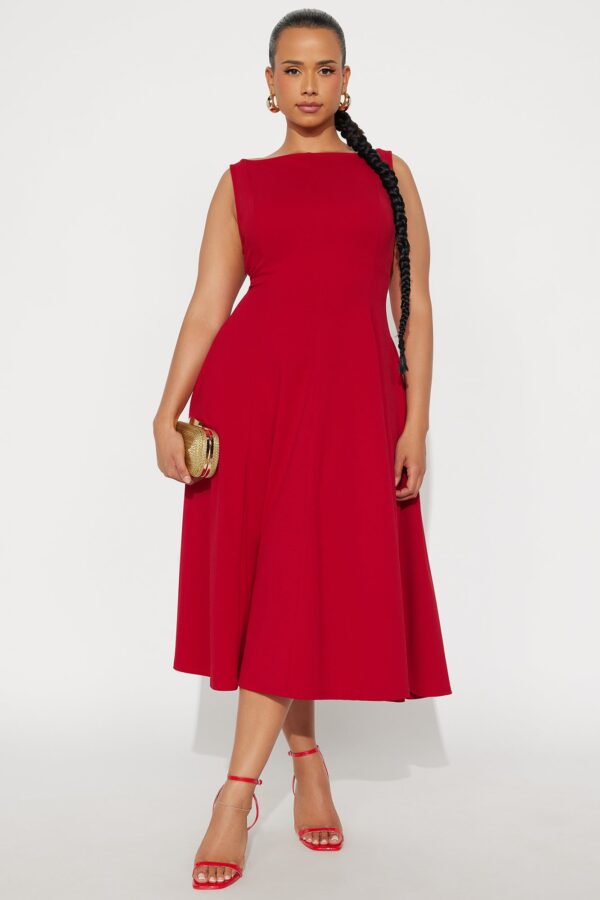 Dress with a pleated