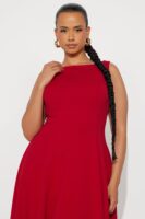 Dress with a pleated