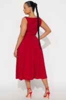 Dress with a pleated