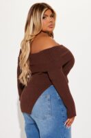 Sweater in Chocolate 50% viscose