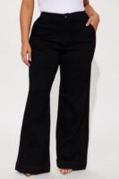 Pants in Black 70% cotton