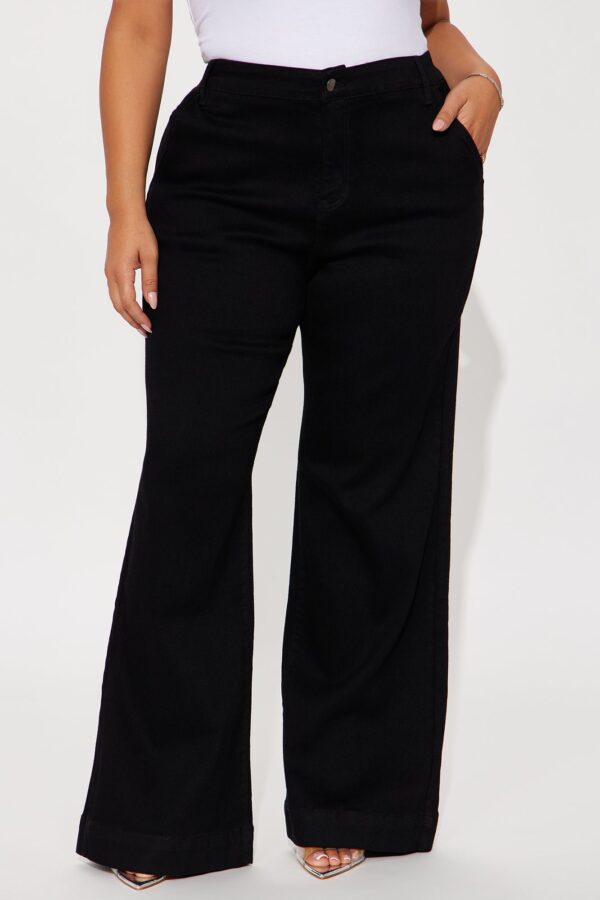 Pants in Black 70% cotton