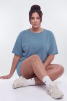 Indigo Oversized Top