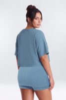 Indigo Oversized Top