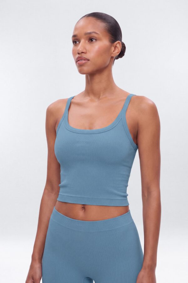 Indigo Square-Neck Cami