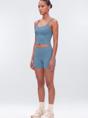 Shorts in Indigo 79% cotton