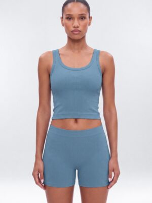 Shorts in Indigo 79% cotton