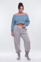 Indigo Drop-Shoulder Top
