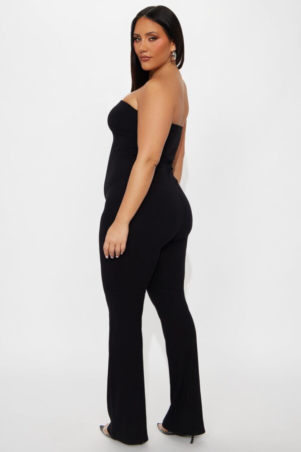 Jumpsuit in Black 82% rayon