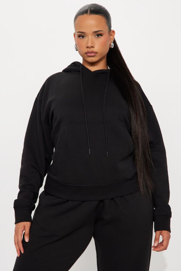 Hoodie with an oversized