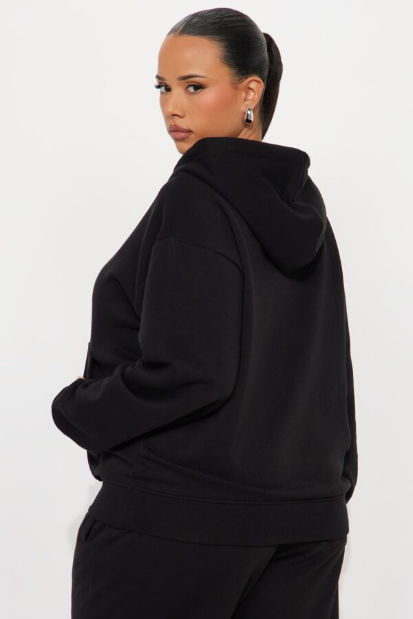 Hoodie with an oversized