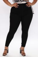 Pants in Black 71% cotton