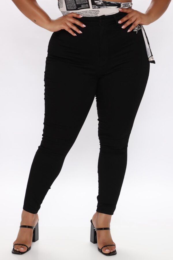 Pants in Black 71% cotton