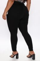 Pants in Black 71% cotton