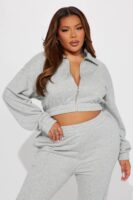 Ladies Kit Heather Grey Jacket