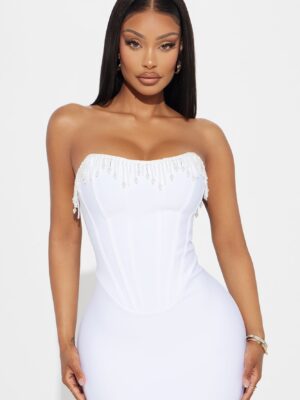 Midi Dress in White