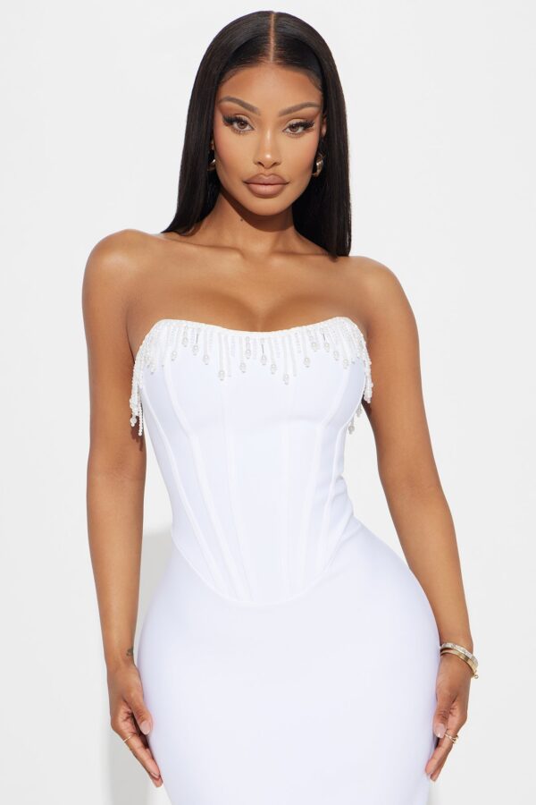 Midi Dress in White