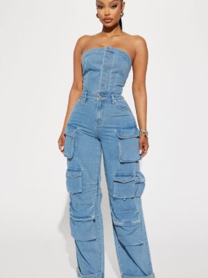 Jumpsuit with a wide leg