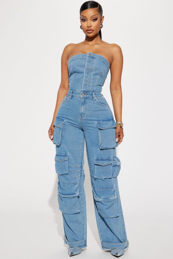Jumpsuit with a wide leg