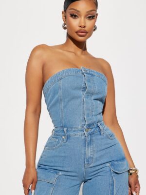 Jumpsuit with a wide leg