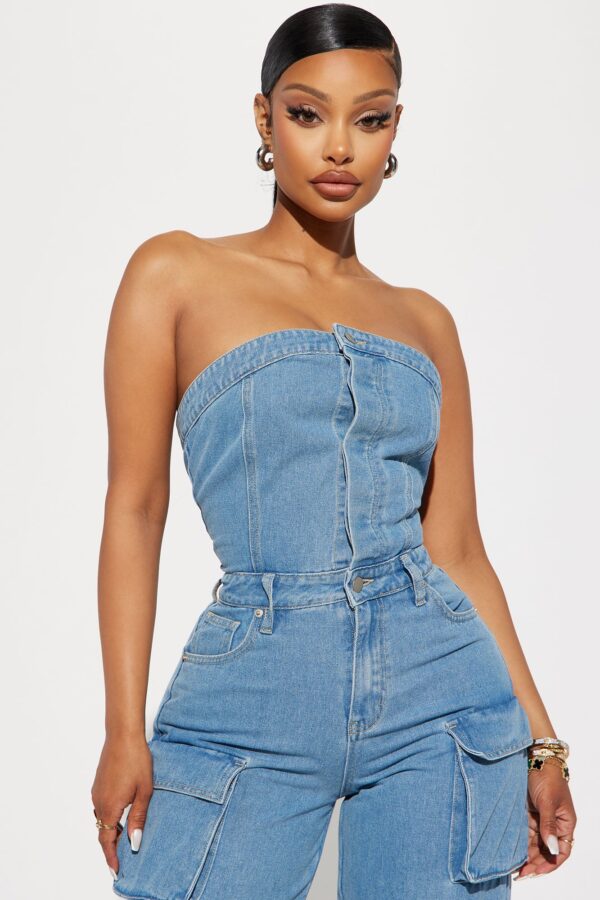 Jumpsuit with a wide leg