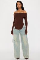 Sweater in Chocolate 50% viscose