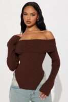 Sweater in Chocolate 50% viscose