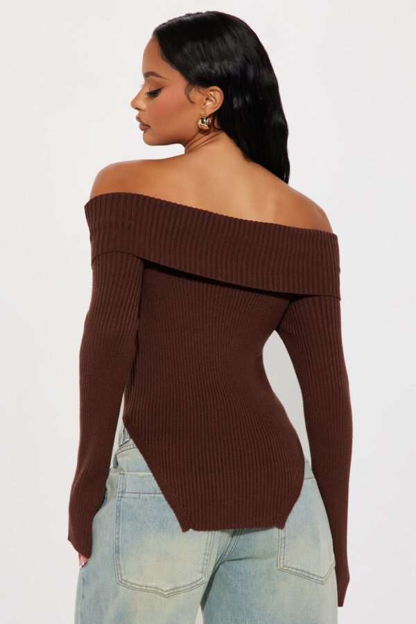 Sweater in Chocolate 50% viscose